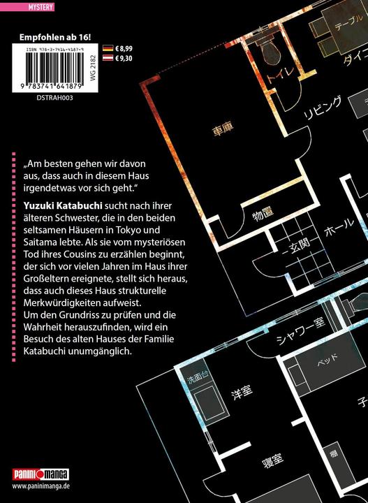 Produktbild Panini The Strange House 03 (Deutsch, Claudia Peter, Kyo Ayano, Uketsu, 2025)