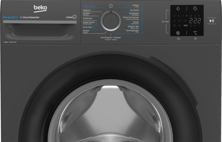 Produktbild Beko BM3WFT3841A SteamCure (457100004700) (8 kg, Links)