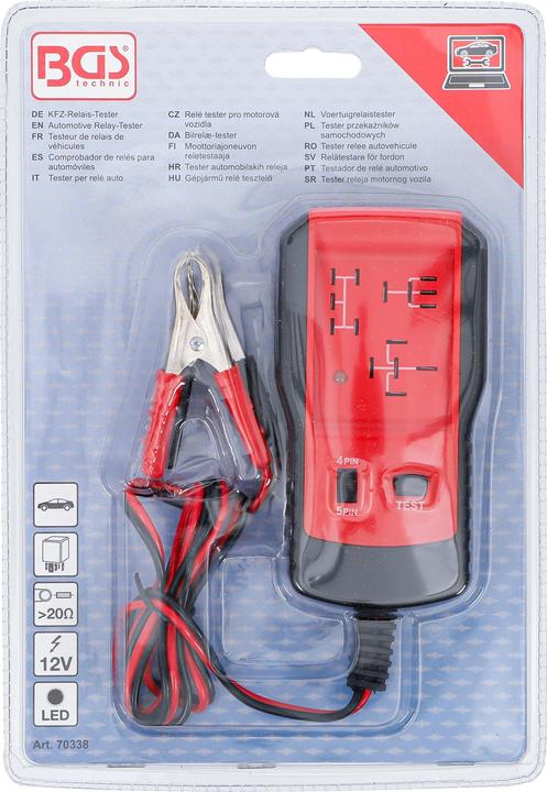 Actual product image BGS TECHNIC car relay tester, 12 V, 70338