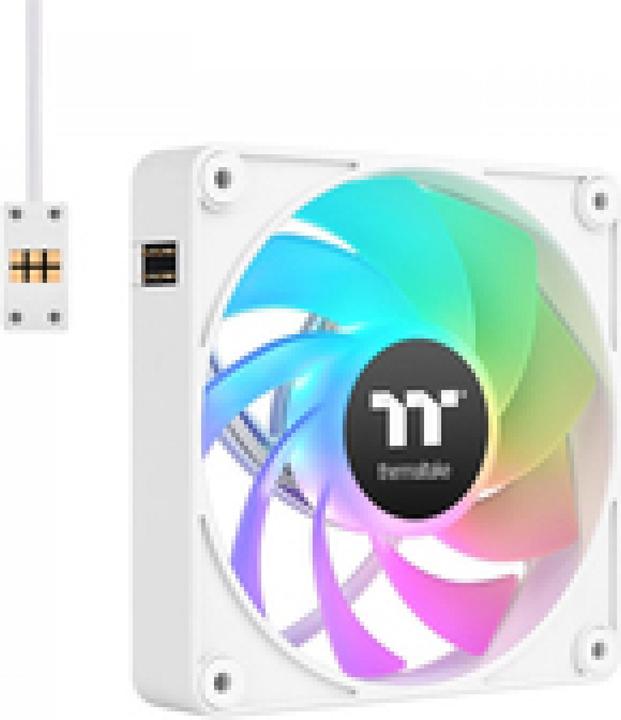 Thermaltake TT CT120 EX Rev ARGB Sync PC Cooling Fan 3 Pack White (120 mm, 3 x)