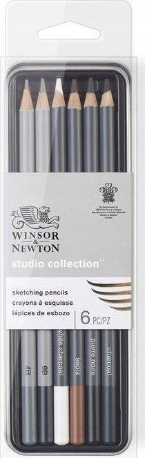 Produktbild Winsor & Newton Sketching pencil 6pcs in tin box (6x)