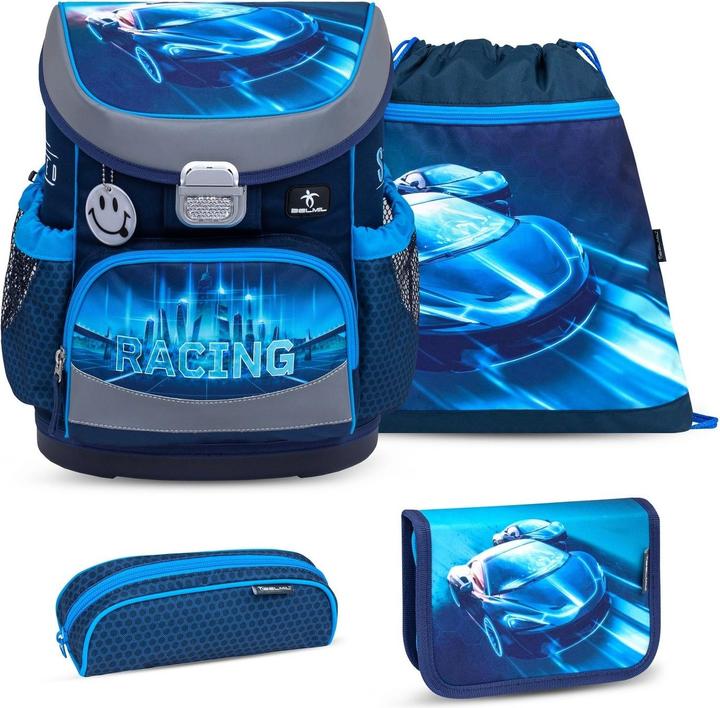 Produktbild Belmil MINI FIT Schulrucksack-Set Racing Neon (17 l)