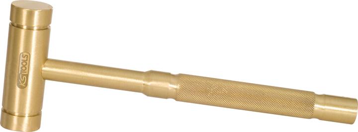 KS Tools Brass hammer, handle type brass, 1400 g, length 260 mm (1400 g)