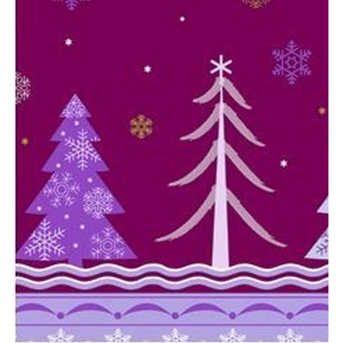 Ursus, Bastelpapier, Transparentpapier 115 g/qm A4 VE=25 Blatt Winterzauber flieder/brombeer Motiv 2 (115 g/m², 1 x)