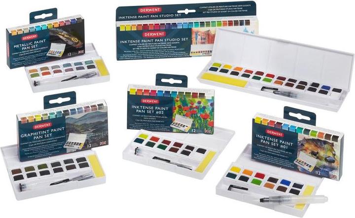Immagine prodotto Derwent Set di 12 pentole Graphitint (Bianco)