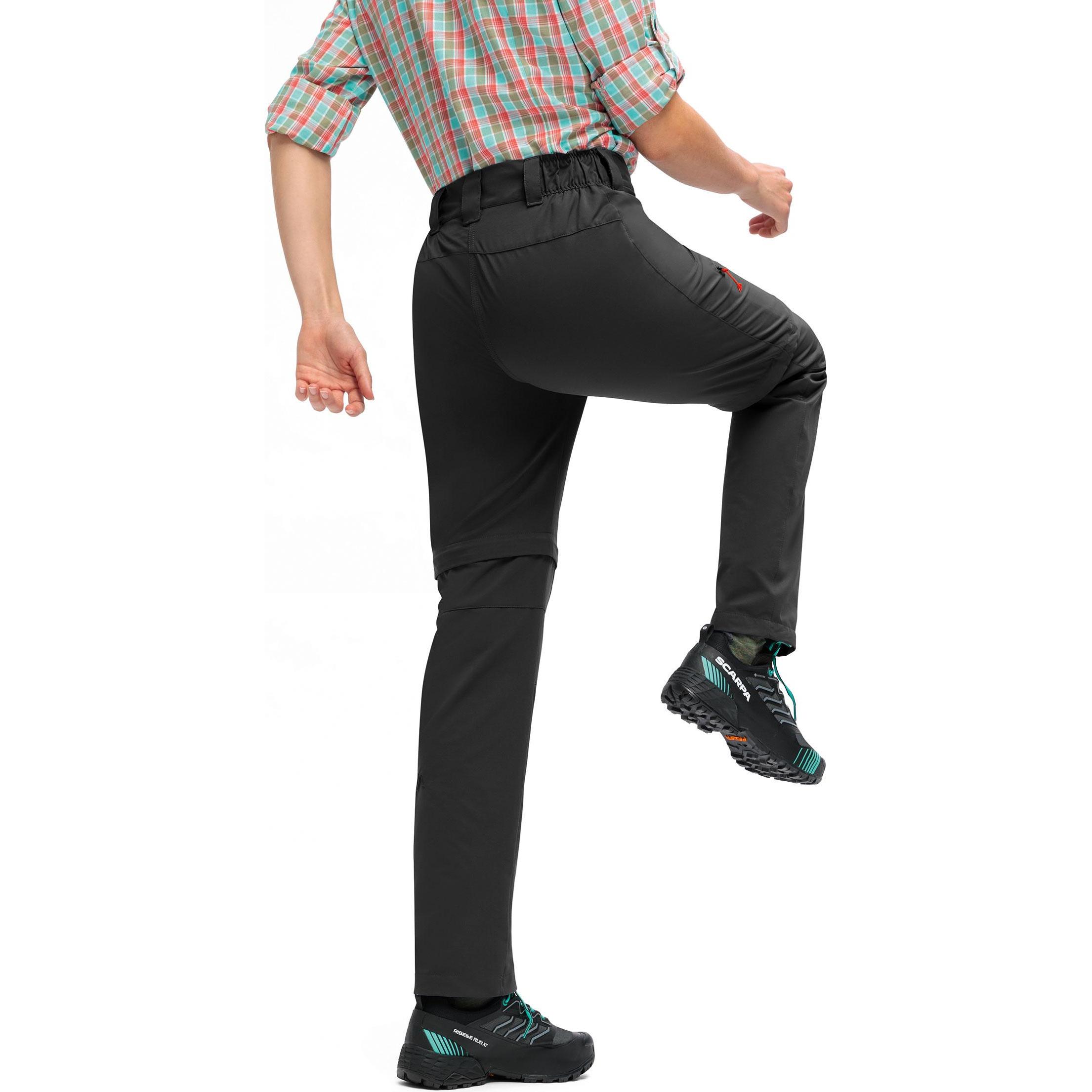 Pantalon De Randonnée Femme Maier Sports Nata Zip Loop - Convertible En Short, Recyclable, Imperméable, Séchage Rapide