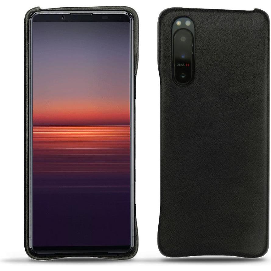 Thumbnail - Noreve Lederschutzhülle (Sony Xperia 5 II), Smartphone Hülle, Schwarz