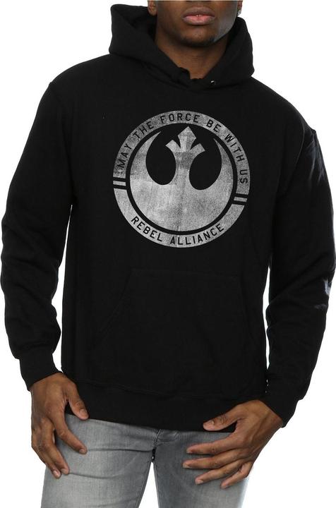 Immagine prodotto Star Wars Rogue One May The Force Be With Us Felpa con Cappuccio Uomo (L)