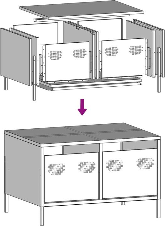 Actual product image vidaXL TV-Schrank
