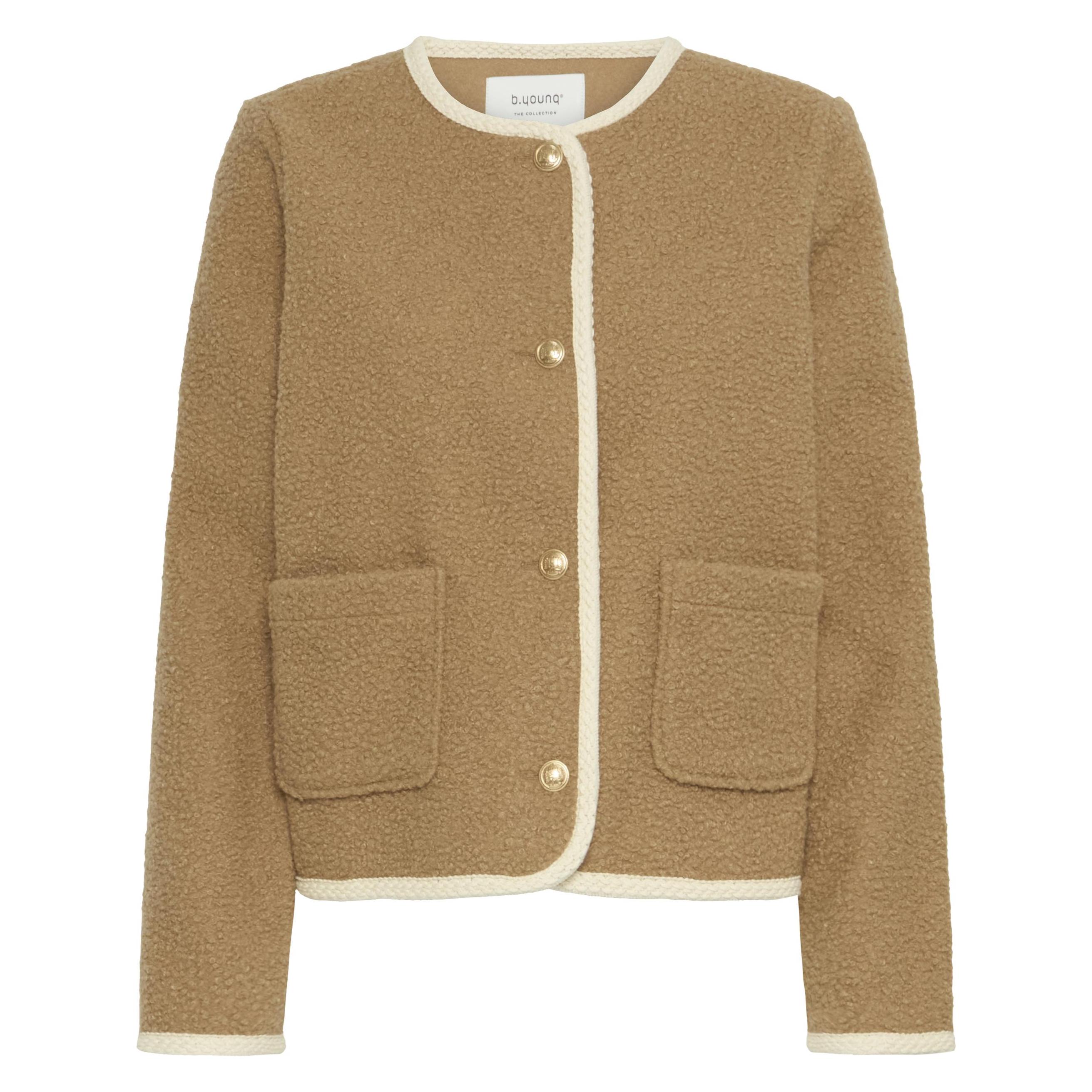 B.young, Damen, Pullover, Askara, Gelb, Braun, (38)