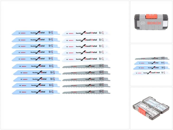 Produktbild Bosch Professional Zubehör 20-tlg. Säbelsägeblatt-Set Wood and Metal