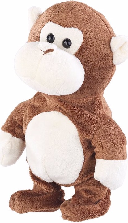 Produktbild Playtastic Sprechender Plüsch-Affe mit Mikrofon (11 cm)