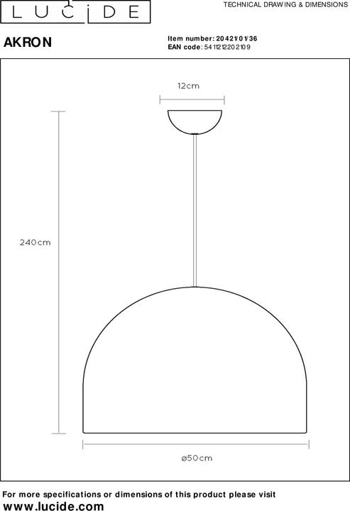 Image du produit Lucide Akron (E27)