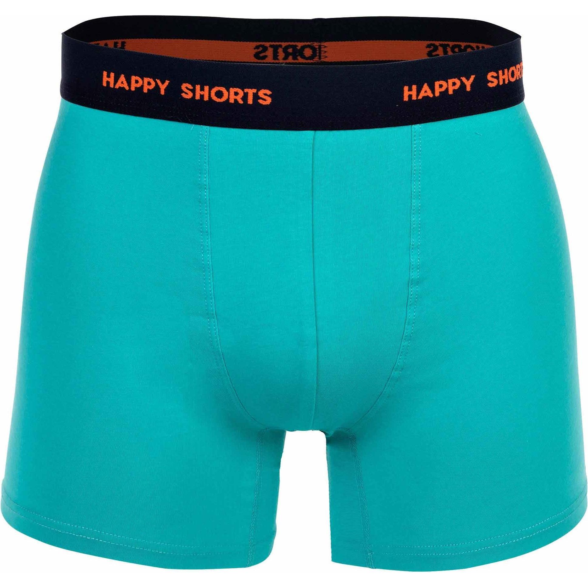 Thumbnail - Happy shorts, Herren, Unterhosen, Boxershort Casual Bequem sitzend, Orange, (L, 3er Pack)