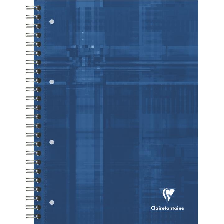 Produktbild Clairefontaine Spiralnotizblock DIN A4 90g 80Bl. kar (A4, Kariert, Weicher Einband)