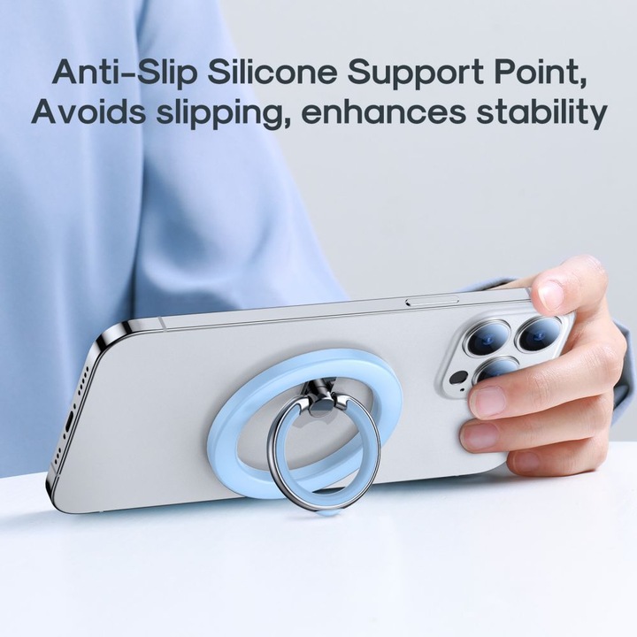 Actual product image Joyroom Magnetic Phone Ring Grip JR-Mag-M2 (blue)