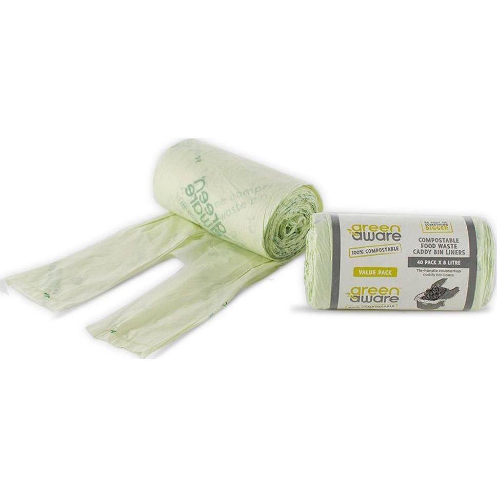 Greenaware Kompostierbare Beutel (40 x, 8 l) (GRA00218)