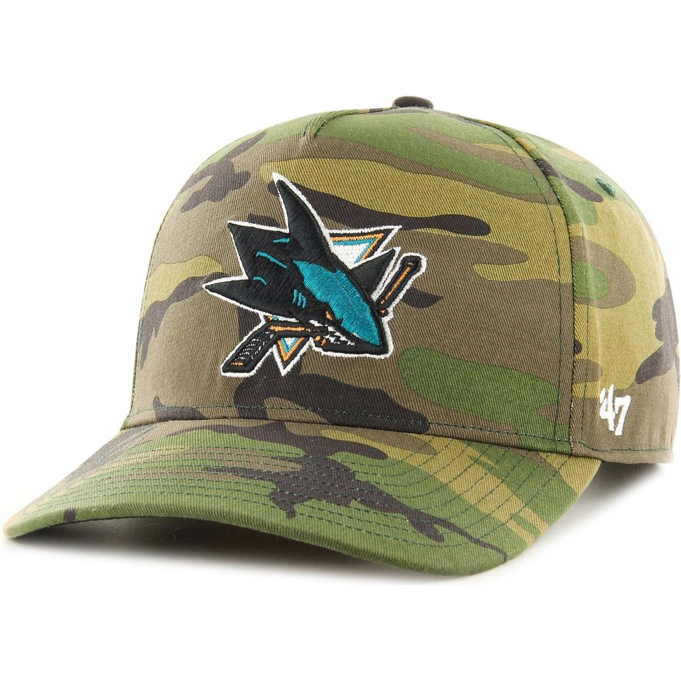 47 Brand, Herren, Cap, Deep Profile Snapback Cap - Groove San Jose Sharks, Grün