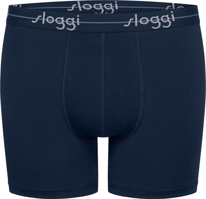 Produktbild Sloggi Langer Boxer Blue Start (One Size, 2er Pack)