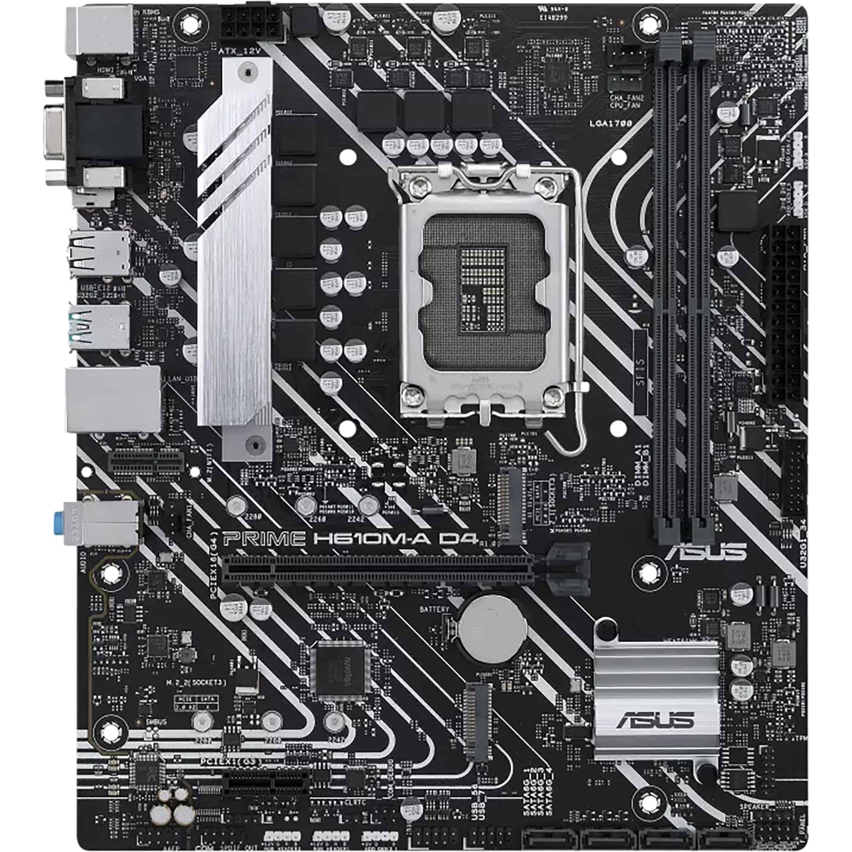 ASUS PRIME H610M-A D4-CSM (LGA 1700, Intel H610M, mATX), Mainboard