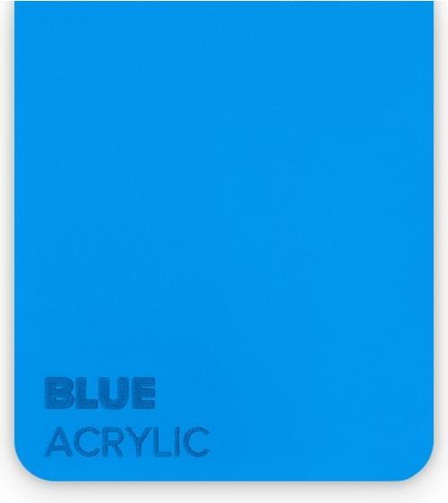 flux Acrylglasplatte - Beamo - Blue (21 cm, 30 cm)