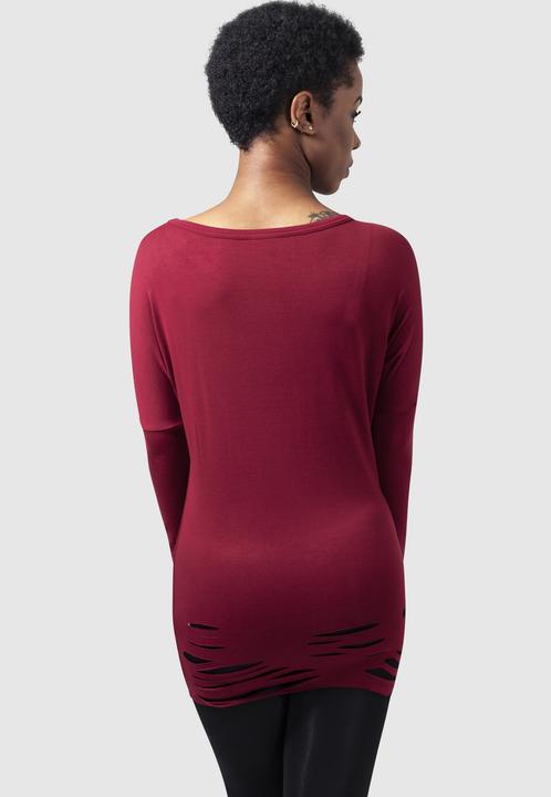 Produktbild Urban Classics Ladies Cutted Viscose L/S Tee (XS)