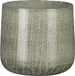 Actual product image Mica Flowerpot Benson 1073519, metal, Ø 13 cm, grey