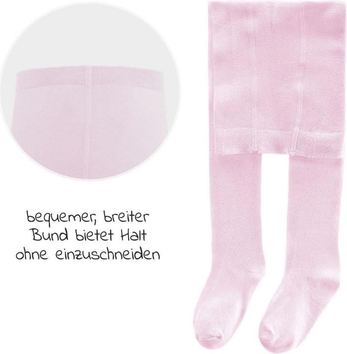 Immagine prodotto La Loona Collant per bambini LaLoona Collant per bambini 4 pezzi - rosa bianco - (86/92)