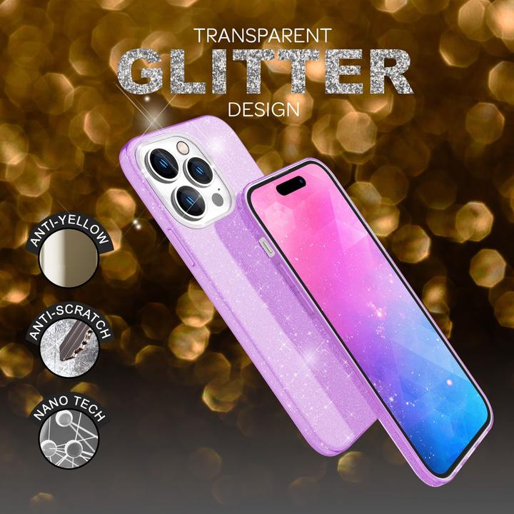 Actual product image Nalia Glitter cover (Apple iPhone 14 Pro)