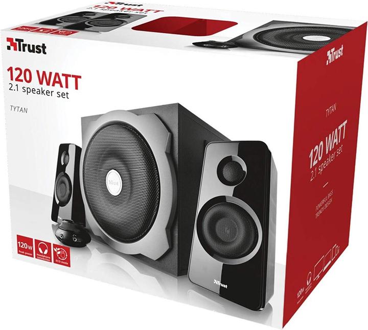 Image du produit Trust Haut-parleur||P.M.P.O. 120 Watts|Noir|19019