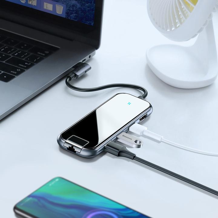 Produktbild Baseus Mirror (USB-C, 6 Ports)