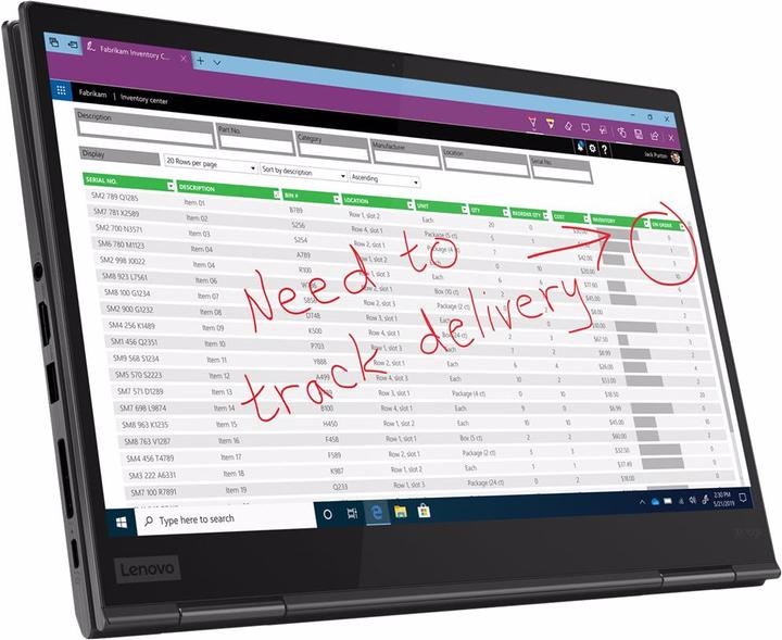 Image du produit Lenovo ThinkPad X1 Yoga Gen 5 (14", 256 Go, 16 Go, CH, Intel Core i5-10210U)