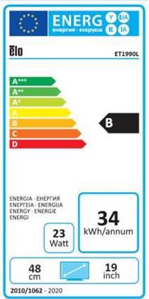 Label énergétique ēlo 1990l (1280 x 1024 pixels, 19")