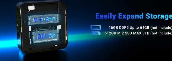 Immagine prodotto Minix NR660 (AMD Ryzen 5 6600H, 16 GB, 512 GB)