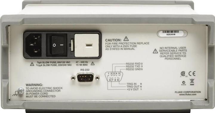 Image du produit Fluke Multimètre de table 08A 240V (CAT I 1000V, CAT II 600V)