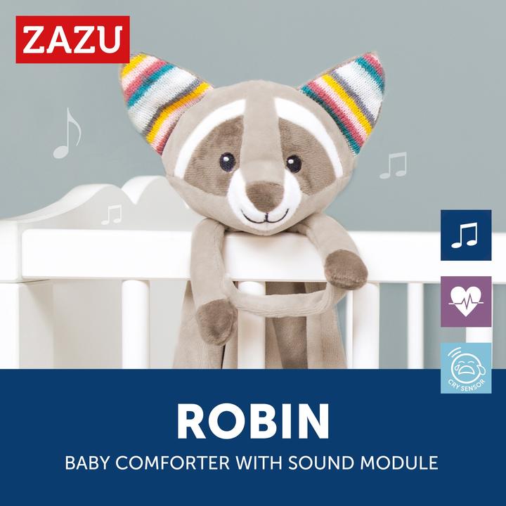 Image du produit ZaZu Doudou avec module sonore amovible