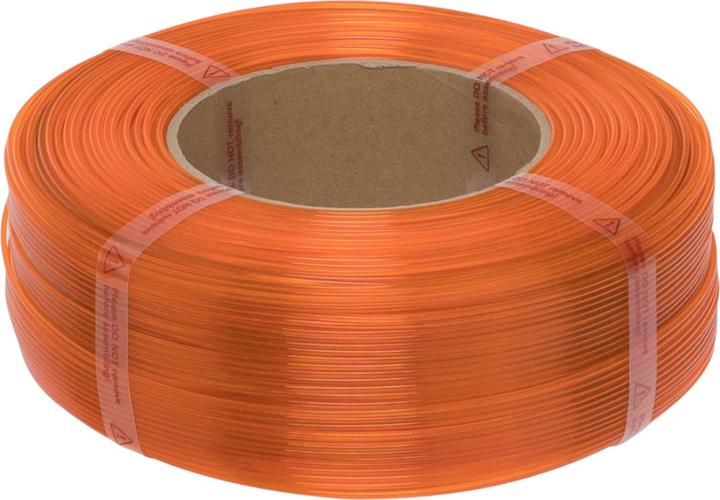 Actual product image eSUN PET Basic Orange Transparent Refill Filament 1.75mm 1Kg (PET, 1.75 mm, 1000 g)