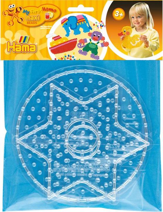 Produktbild Hama Perlen Strijkkralenbordjes Maxi - Cirkel en Ster