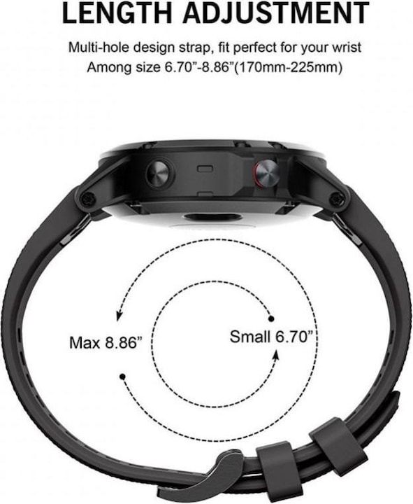 Immagine prodotto Garmin Cinturino Fenix (26 mm, Materiale sintetico, Garmin Fenix 3, Garmin Fenix 5X, Garmin Fenix 3 HR)