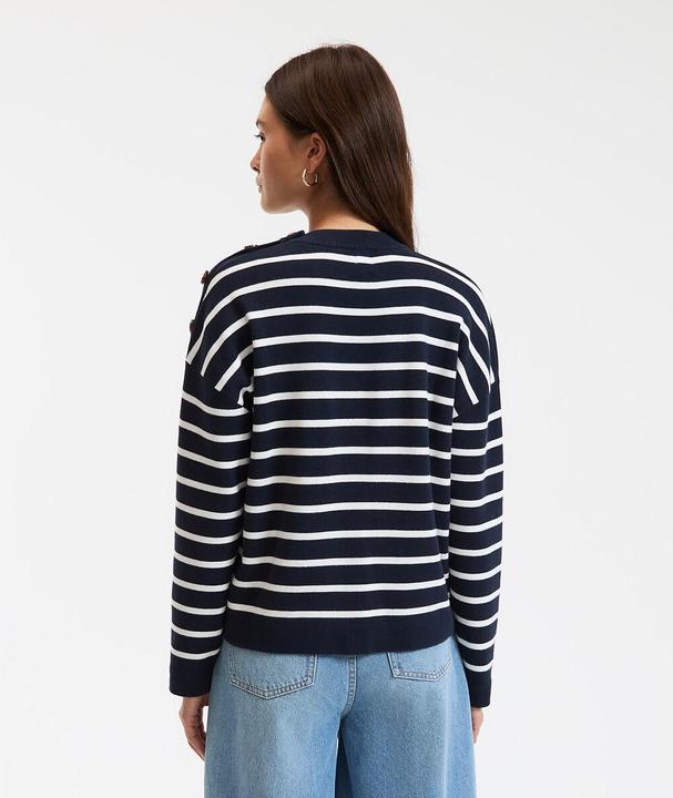 Produktbild La Redoute Collections Matrosenpullover aus reiner Baumwolle (XL)