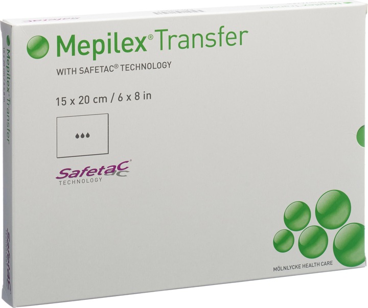 Produktbild Mepilex Transfer Safetac Wundauflage à 15 x 20cm (5 x)