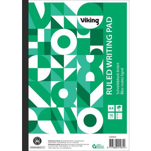 Immagine prodotto Viking Blocco note DIN A4 foderato (A4, Righe, Copertina morbida)