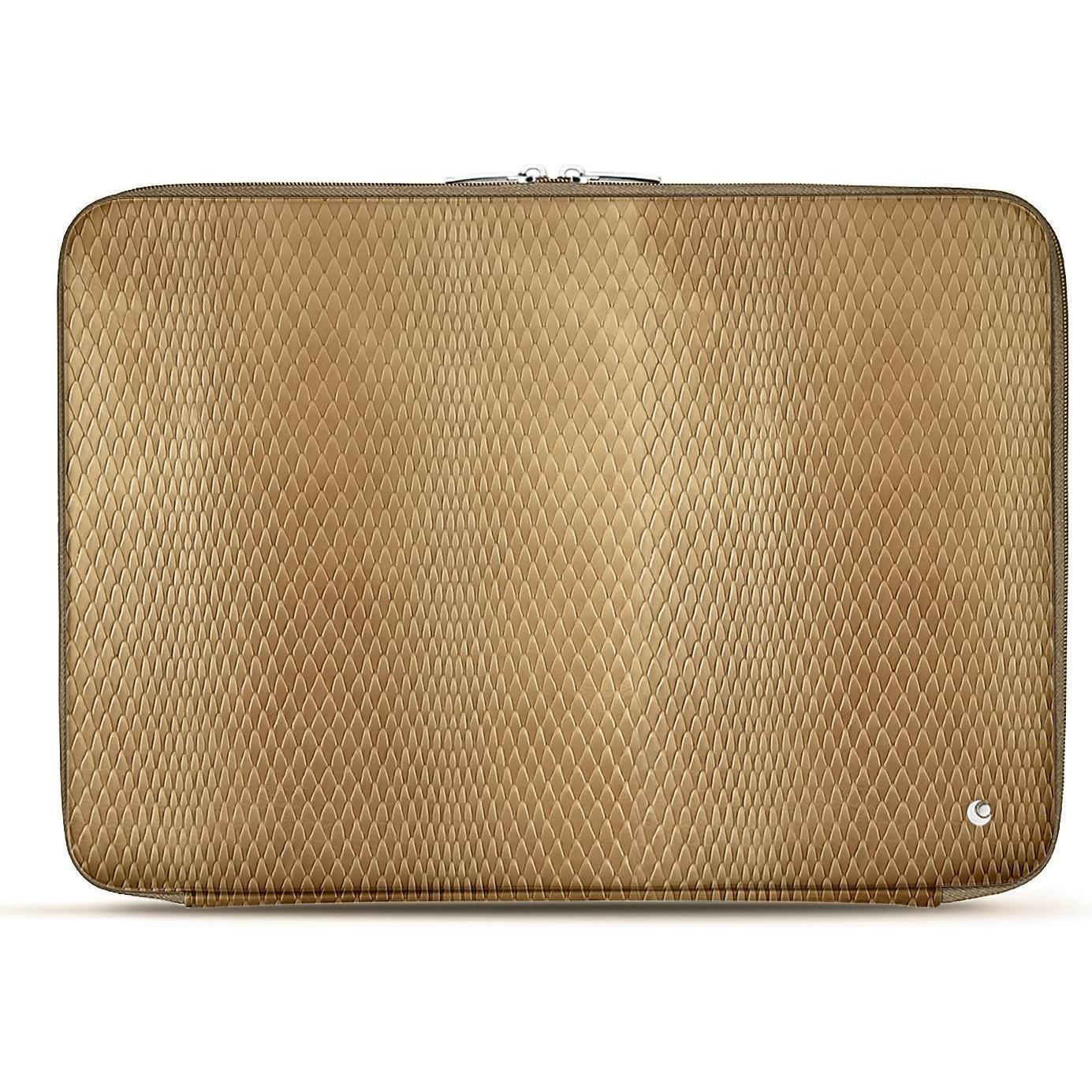 Noreve Lederhülle, Notebooktasche, Beige