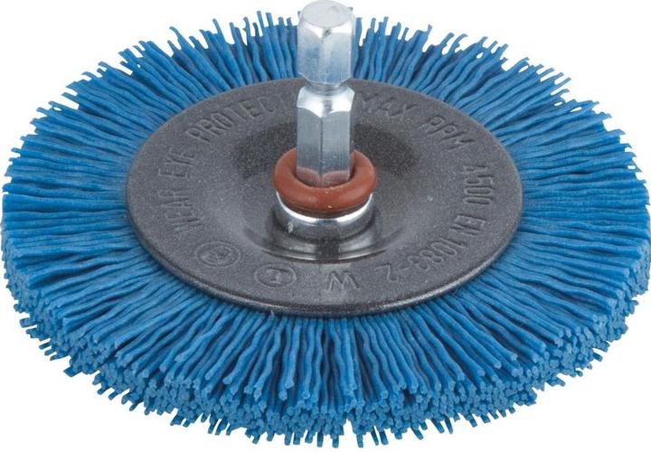 Produktbild wolfcraft 1 Nylondraht-Scheibenb. soft ø75x10mm (120)