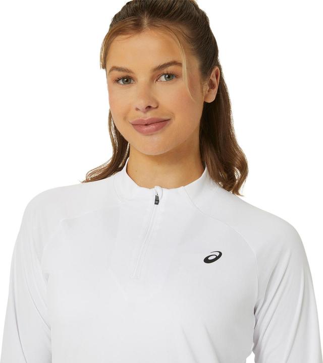 Produktbild ASICS Performance Asics Court Ls 1/2 Zip Top White Woman (M)
