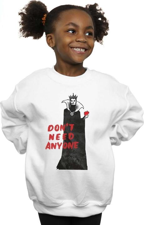 Produktbild Disney Villains Don't Need Anyone Sweatshirt Mädchen (140, 146)