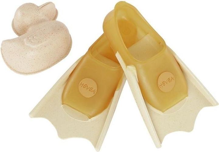 Actual product image Hevea Set of baby swim fins + sand mould, size 25-26