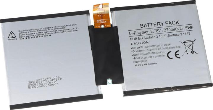Immagine prodotto AccuCell Akku Microsoft Surface 3 10.8 (7270 mAh)
