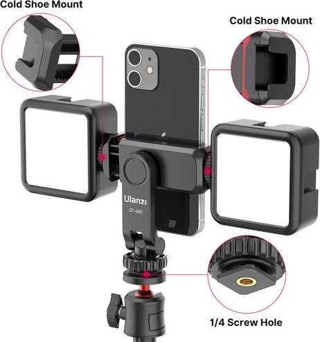 Actual product image Ulanzi Bracket ST-06S (Tripod smartphone holder)