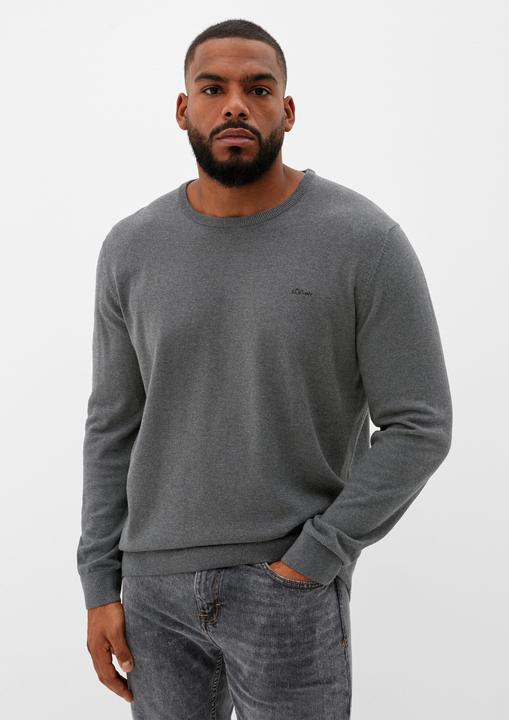 Image du produit S.Oliver Pulls hommes Pulls ras du cou en coton tricoté (5XL)